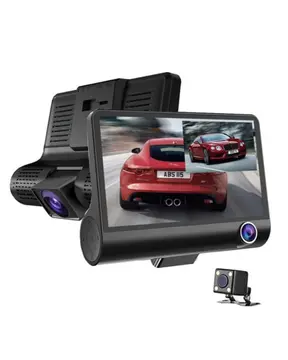 Çift Kameralı Araç İçi Kamera Full HD 1080P Gece Görüş ve Park Modlu