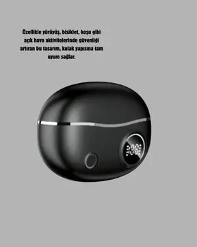 Kablosuz Açık Kulak Kulaklık Bluetooth 5.4 Type-C Hızlı Şarj 30 Saat