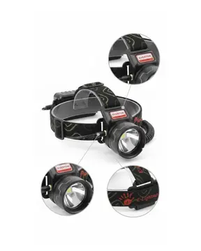 LED Sensörlü Şarjlı Kafa Feneri LCD Ekranlı 30W Güçlü Işık
