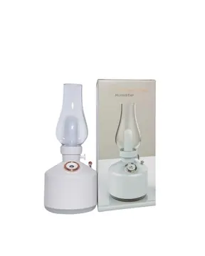 Vintage Dekoratif Gaz Lambası Görünümlü Aromaterapi Difüzör 1200 mAh USB Şarjlı