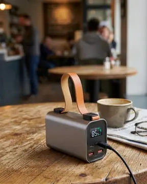 50000mAh Süper Fast Charge LED Işıklı Taşınabilir Power Bank