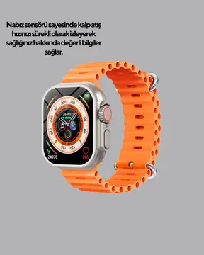 Akıllı Saat – Nabız Ölçer Uyku Takibi GPS Suya Dayanıklı Tasarım