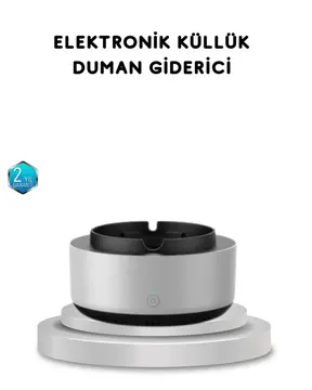 Sigara Dumanı ve Koku Giderici Hava Temizleyici Küllük – 2 Katmanlı Filtreli