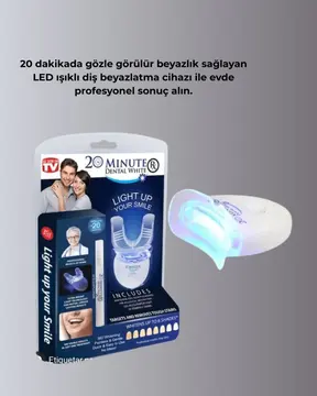 Beyazlatma Kalemli LED Diş Parlatma Seti
