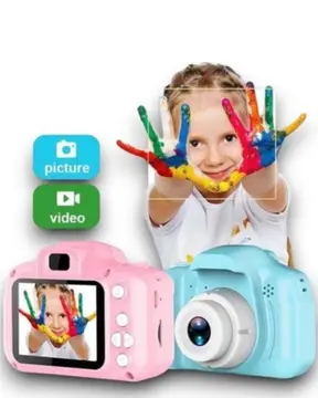Mavi HD Taşınabilir Mini Kamera Video Kayıt ve Fotoğraf Çekim Özellikli