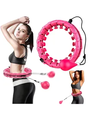 Masajlı Akıllı Hula Hoop Ayarlanabilir Fitness Çemberi