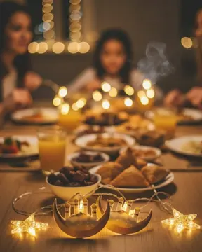 3 Metre Ramazan LED Saçak Işık Ev İçi Dekoratif Aydınlatma