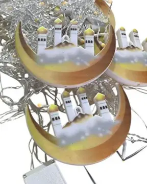 3 Metre Ramazan LED Saçak Işık Ev İçi Dekoratif Aydınlatma