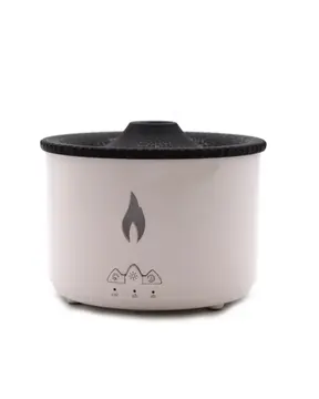 Ultrasonik Uçucu Yağ Difüzörü Alev Görünümlü Ortam Nemlendirici