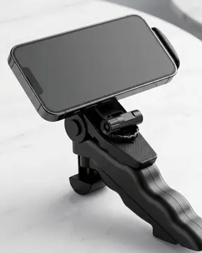 Katlanabilir Mini Telefon Tripodu Masaüstü Telefon Standı 360 Derece Ayarlanabilir