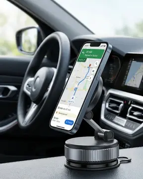 Araç İçi Manyetik Telefon Tutucu Katlanabilir Navigasyon Standı