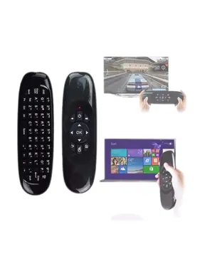 Çift Taraflı Hava Mouse Kablosuz Klavye ve Uzaktan Kumanda
