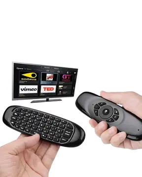 Çift Taraflı Hava Mouse Kablosuz Klavye ve Uzaktan Kumanda