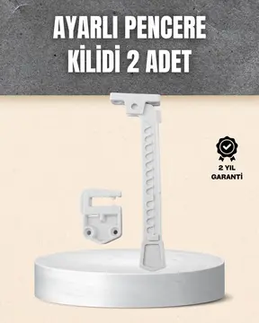 Kolay Montajlı Pencere Açılma Sınırlayıcı 2’li Set