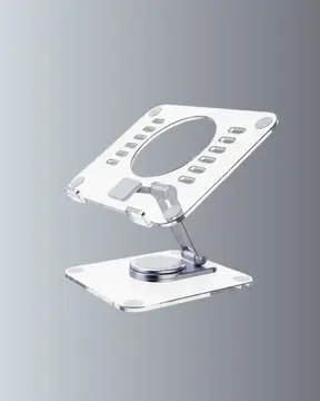 Ayarlanabilir Şeffaf Tablet Standı Kaymaz Silikon Tabanlı