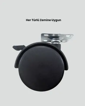 Kilitli Mobilya Ayağı 6 cm 4’lü Set Zemin Korumalı