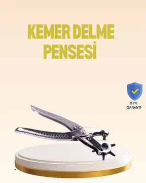 Profesyonel Deri Delme Pensesi Döner Başlıklı Kemer Delici 6 Fonksiyonlu