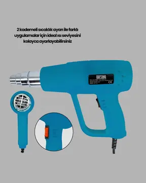 Ayarlanabilir Isı Tabancası Boya Sökme Lehim Isıtma