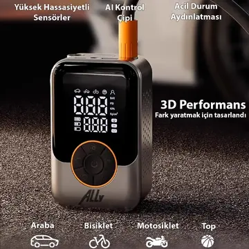 ALLY ST-221D Pro Akıllı Hava Kompresörü Araç kablosuz hava pompası