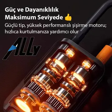 ALLY ST-221D Pro Akıllı Hava Kompresörü Araç kablosuz hava pompası