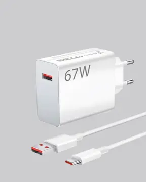 67 Watt Type C Şarj Adaptörü Poco X3 X4 X5 Pro Uyumlu