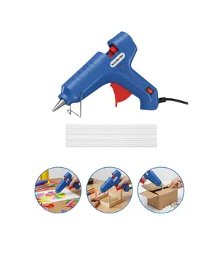 Ev ve Hobi İçin 60 W Silikon Tabancası 11 mm Uyumlu 5 Adet Hediye Silikon