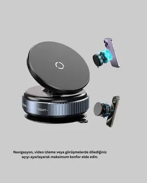 Vakumlu Manyetik Araç İçi Telefon Standı