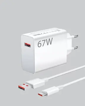 67 Watt Ultra Hızlı Şarj Adaptörü  Redmi 9 10 12C Uyumlu