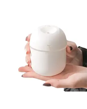 Sessiz Mini Nemlendirici 5 Esans Hediyeli USB Bağlantılı LED Işıklı Buhar Makinesi