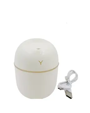 Araç ve Ofis İçin Mini Nemlendirici 5 Esans Hediyeli USB LED Işıklı Buhar Makinesi