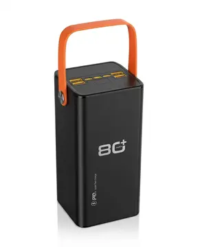 Profesyonel Powerbank 80000 mAh Çoklu Giriş Çıkış Destekli Uzun Süreli Taşınabilir Şarj