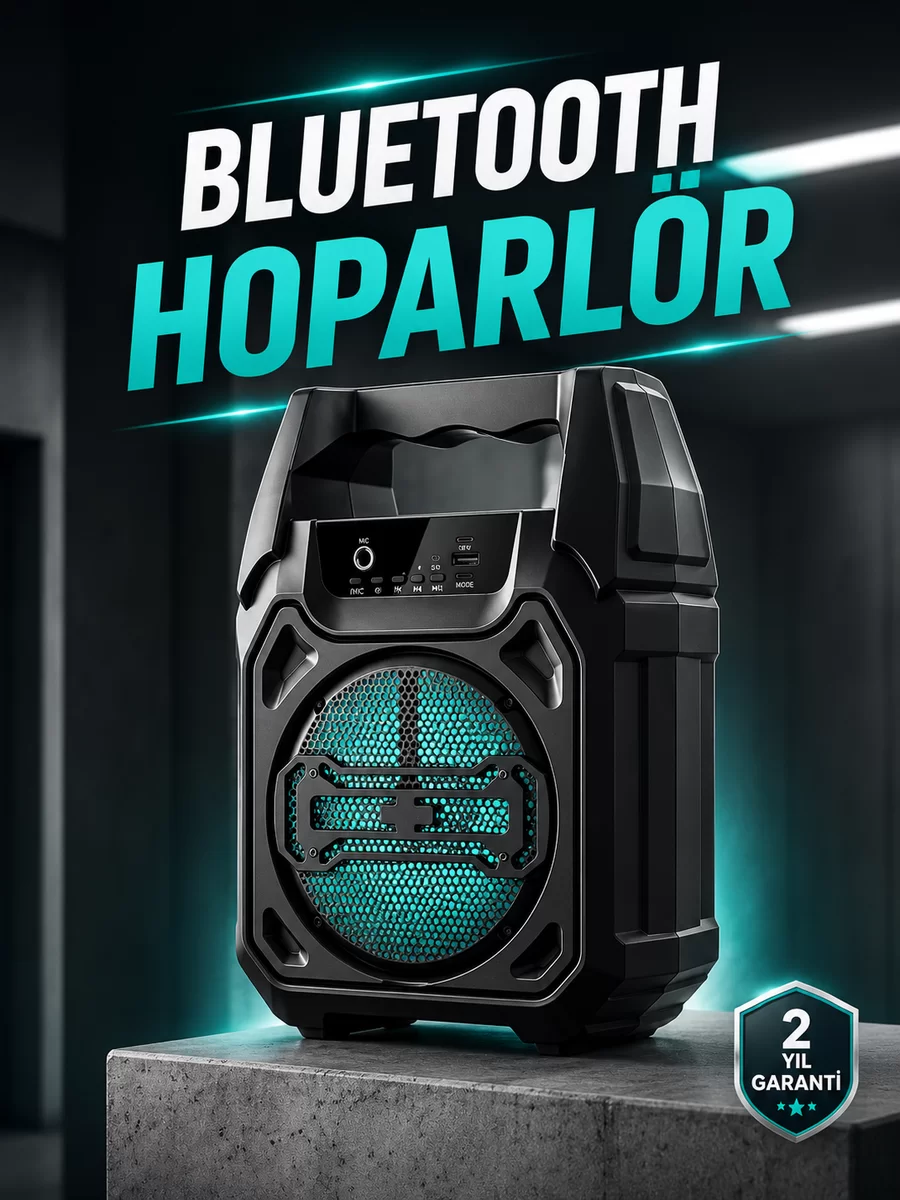 Kablosuz 6.5 İnç TWS Bluetooth Hoparlör