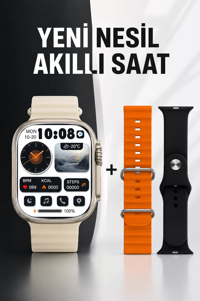 Yeni Nesil Arama Cevaplayan Uyku ve Sağlık Takibi GPS Özelliği