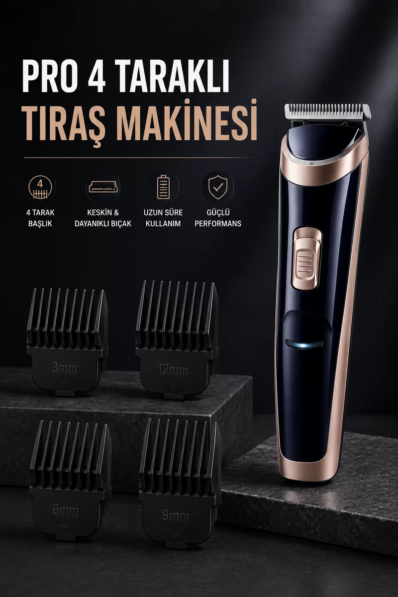 Paslanmaz Çelik Bıçaklı Hassas Çelik Bıçaklı Tıraş Makinesi