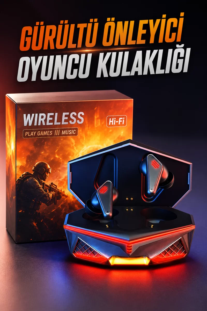 Oyuncu Kulaklığı Gamer Kulaklık Yüksek Ses Kaliteli Gürültü Önleyici Yeni Nesil