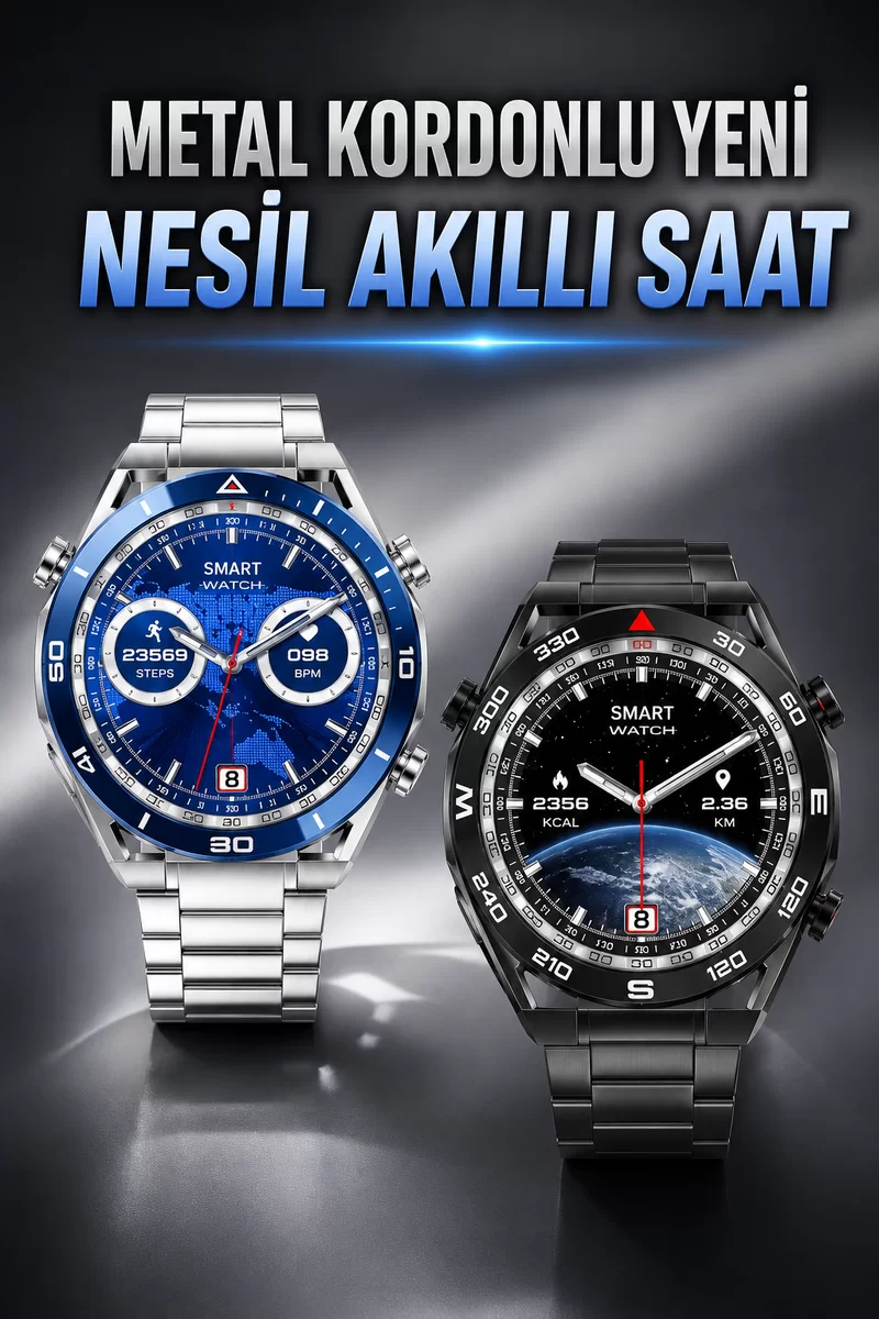 Akıllı Saat 2024 Model Arama Cevaplayan Uyku ve Sağlık Takibi