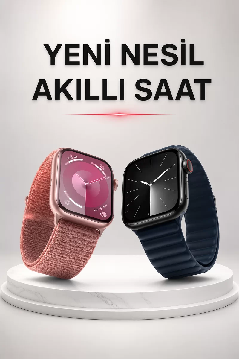 Akıllı Saat İos Andorid Destekli Arama Özeliği Sensörlü Bluetooth Bağlantılı