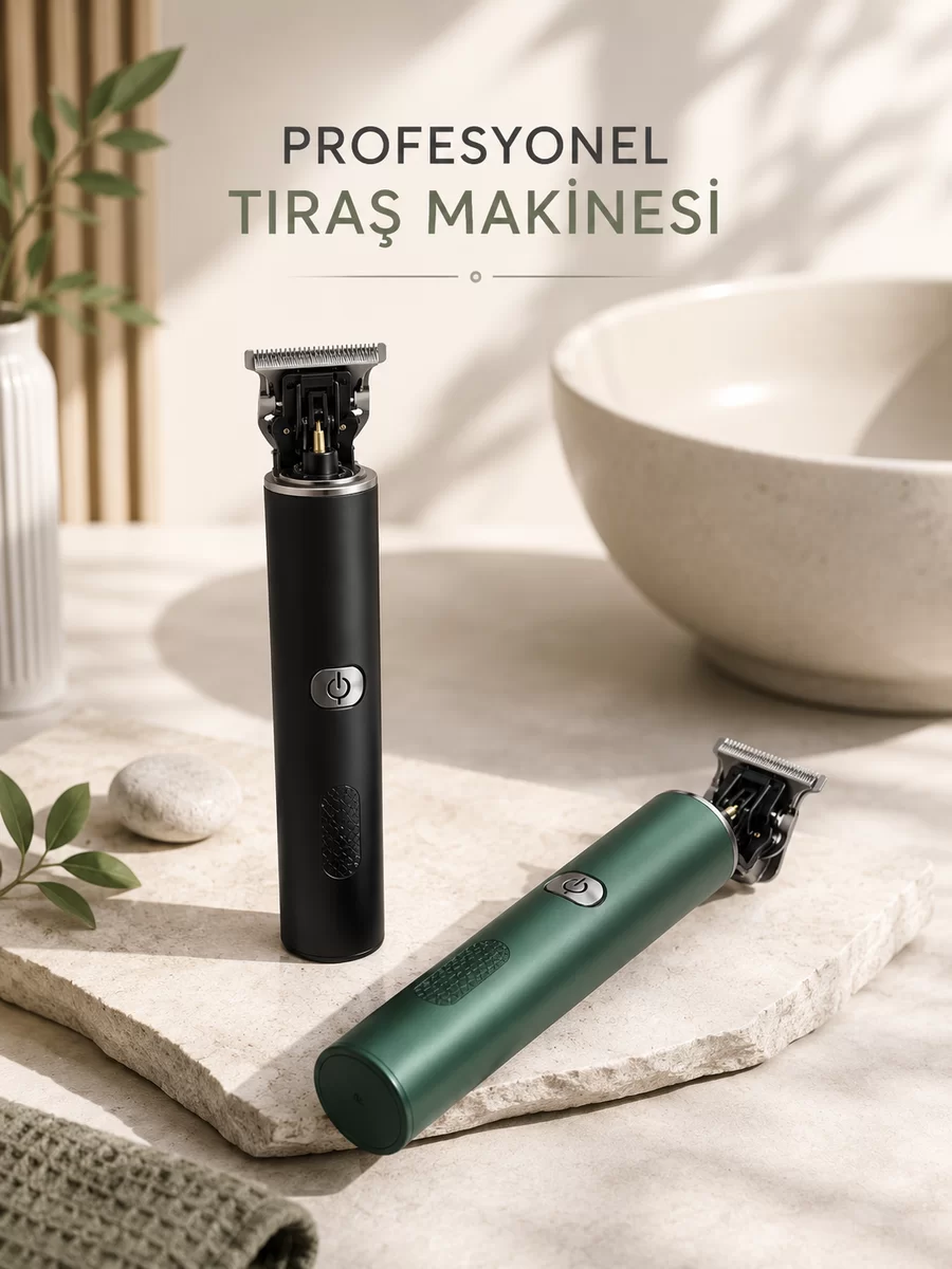 Tıraş Makinesi Saç Sakal Ense Çizim Ayarlanabilir Başlık