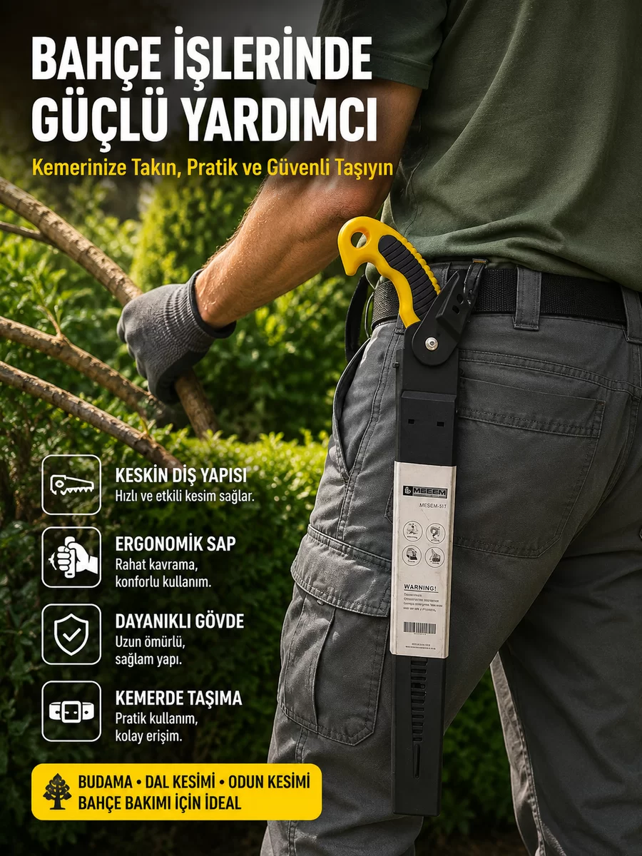Dal Budama İçin Güçlü Kesim Sağlayan Bahçe Bıçkısı