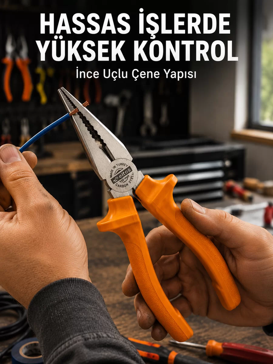 Atölye ve Günlük Kullanıma Uygun Profesyonel Çelik Pense