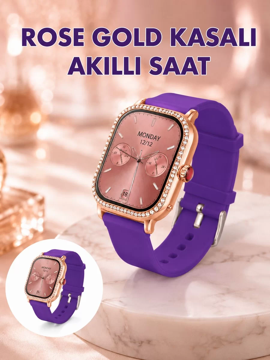 Alarm Takvim ve Hesap Makinesi Özellikli Akıllı Saat