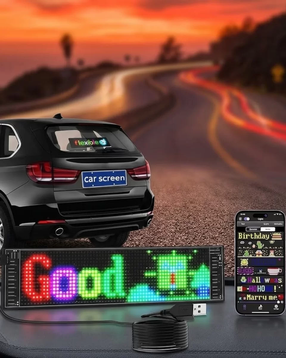 Dekoratif LED Yazı Paneli RGB Animasyonlu Uzaktan Kumandalı Ekran