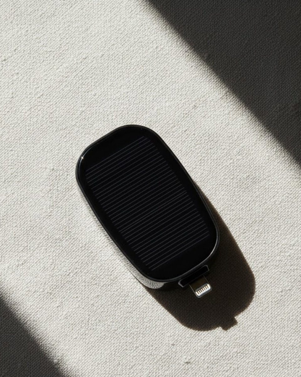 Mini Güneş Enerjili Powerbank Cep Tipi Acil Şarj Cihazı
