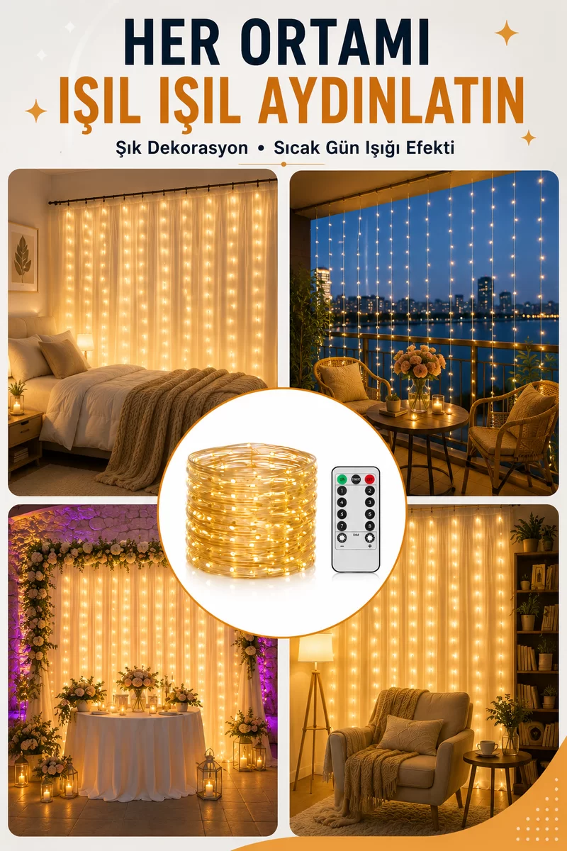 Enerji Tasarruflu 3x3 LED Işık – Parti Yılbaşı ve Organizasyon Yeni Nesil