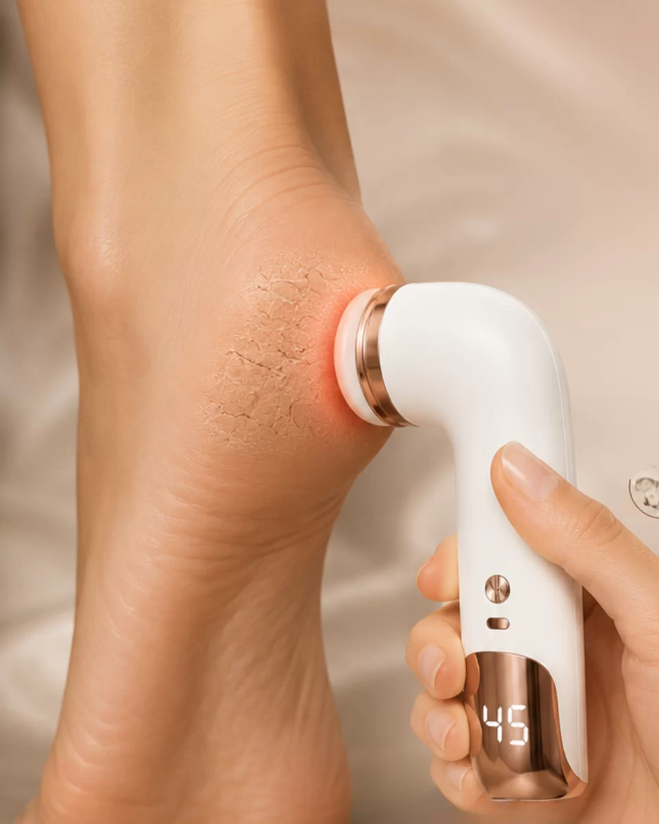 Kablosuz Epilatör Topuk Temizleme ve Cilt Peeling Cihazı 3’ü 1 Arada