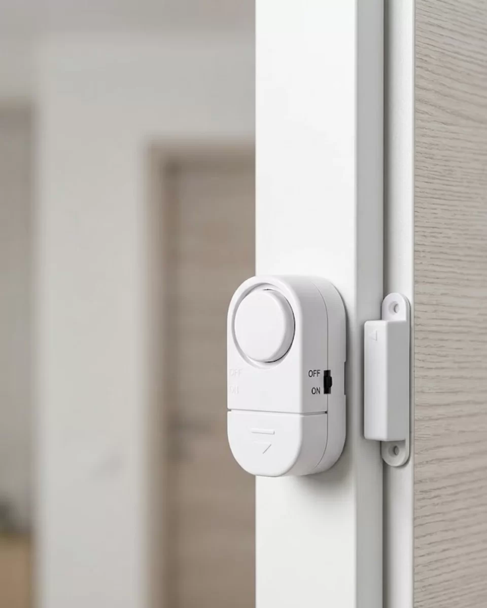 Kapı Pencere Alarmı Manyetik Sensörlü 90 dB Güçlü Sesli Güvenlik Alarm Sistemi