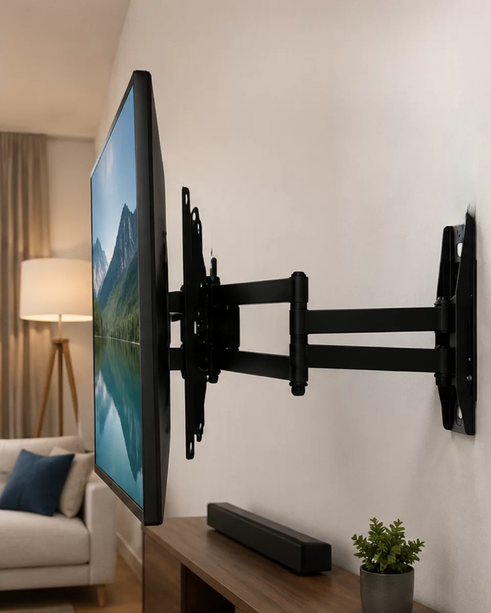 27 55 İnç Hareketli TV Askı Aparatı Duvara Monte TV Taşıyıcı