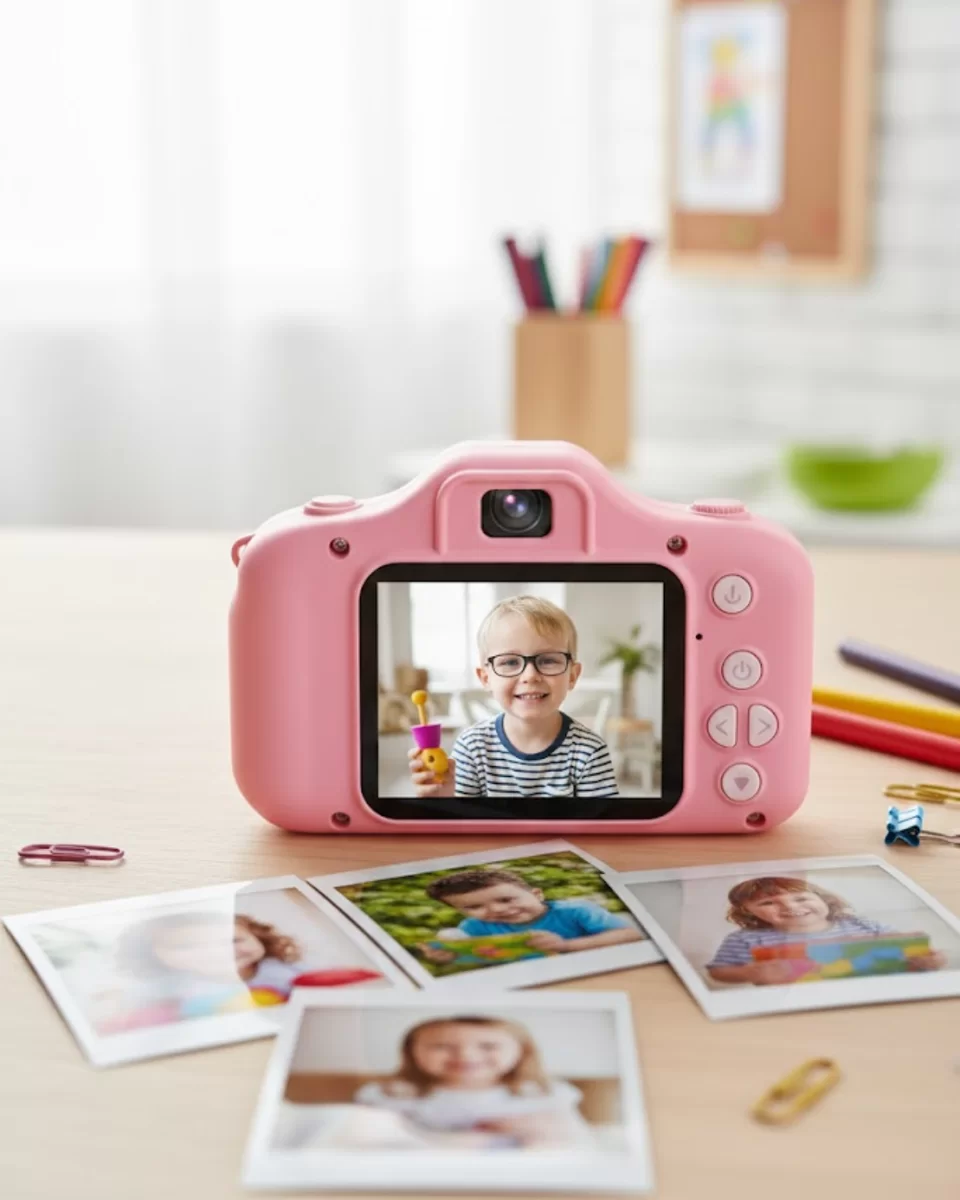 Kompakt Dijital Kamera HD Video ve Fotoğraf Kayıt Özellikli USB Şarjlı Mini Cihaz Yeni Nesil