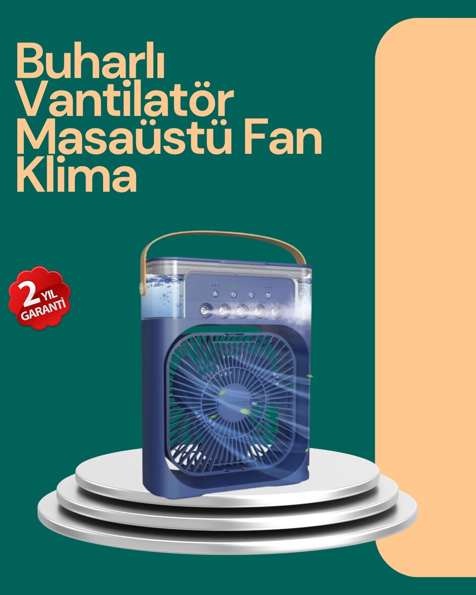 Modern Tasarımlı Kompakt ve Güçlü Hava Üfleyen Fan