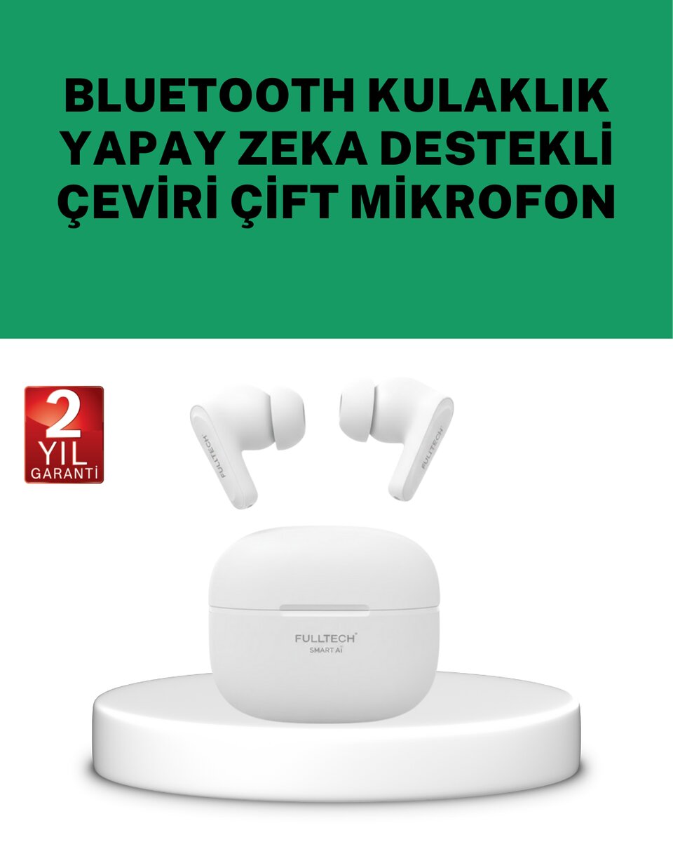 Gerçek Zamanlı Çeviri Özellikli Kablosuz Kulaklık Profesyonel Kullanım